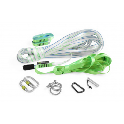 Slacker Slackline Set 30 m s popruhem Candy Green