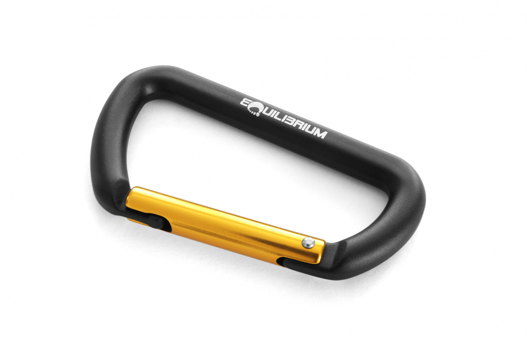 Small aluminium carabiner