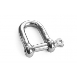 Shackle D 12 mm stainless steel
