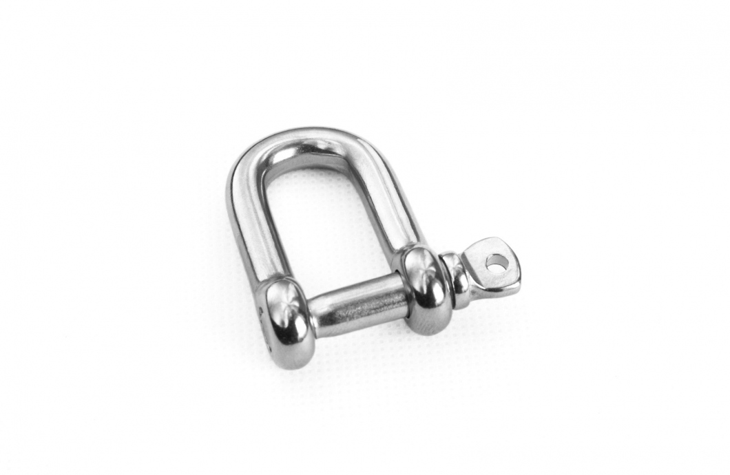 Shackle D 8 mm stainless steel