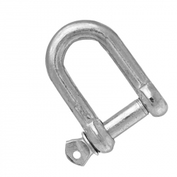 Shackle D 12 mm zinc-coated