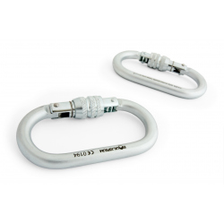 Steel carabiner Oval