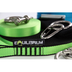 Slacker Slackline Kit 30 m with Neon webbing